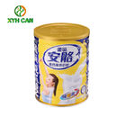 Milk Powder Tin Can Recyclable Milk Powder Round Tin Containers With Lids