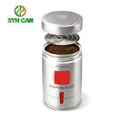 Coffee Tin Can Illy Elegant Screw Top Tin Containers Round Shape Blank Box